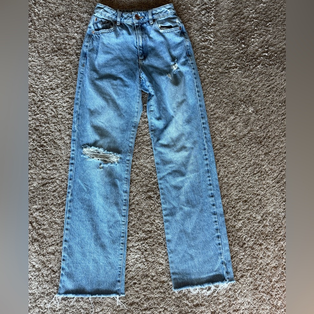 Garage Blue straight leg Jeans